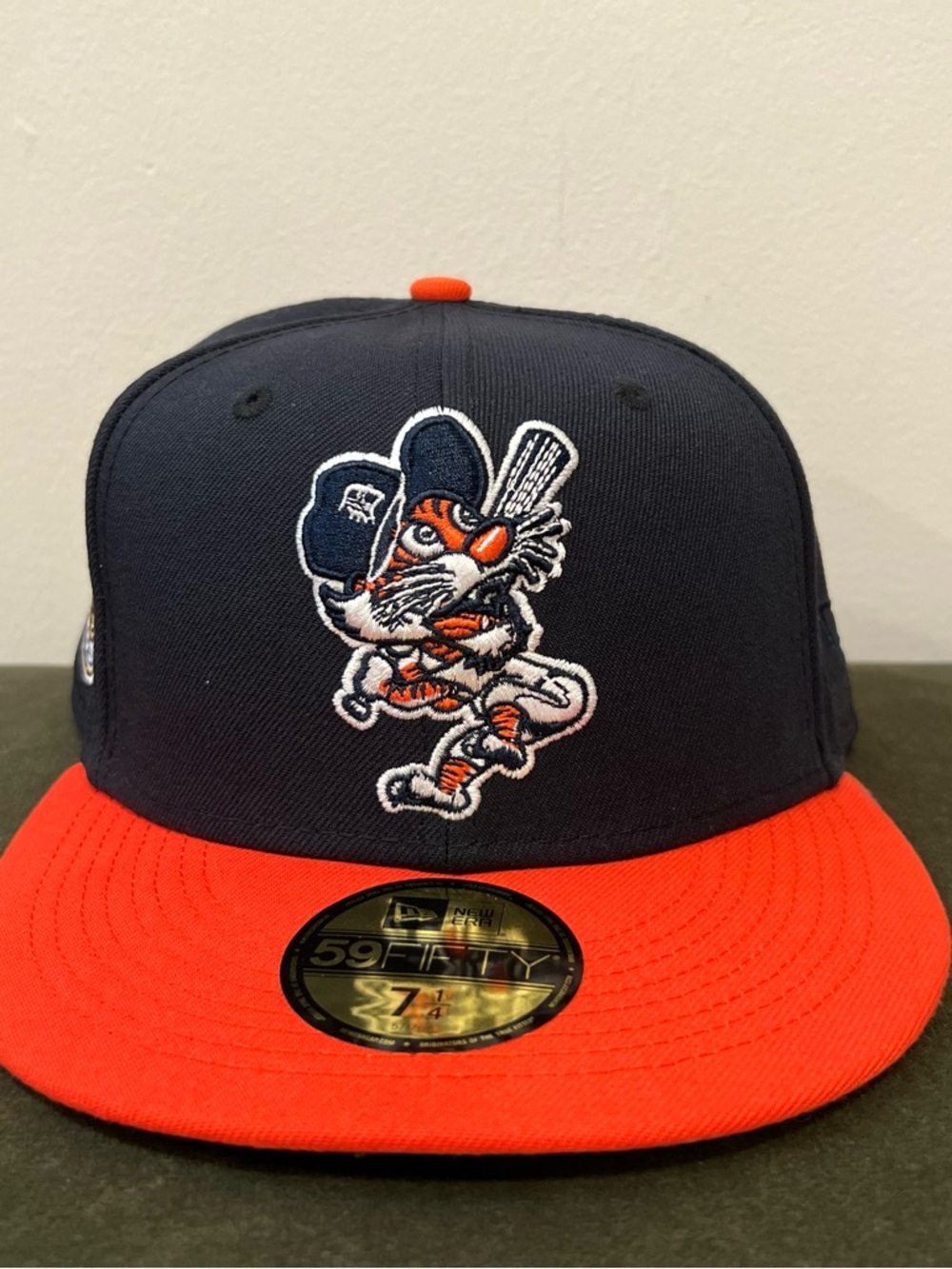 New Era 59FIFTY Detroit Tigers World Series Navy & Orange Fitted Cap - 7 1/4